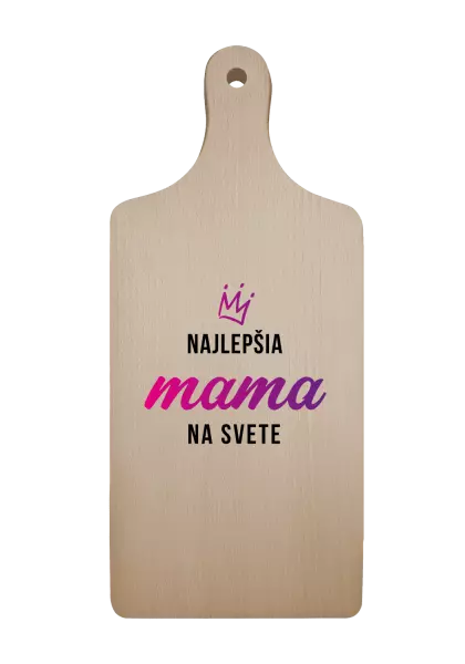 Doštička Najlepšia mama na svete - korunka