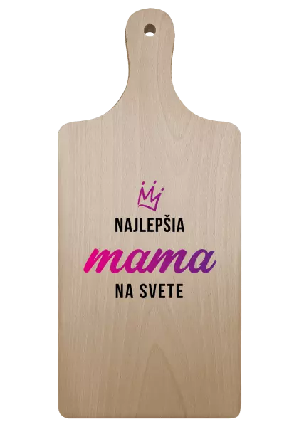Doštička Najlepšia mama na svete - korunka 