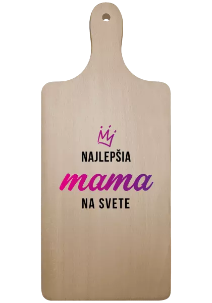 Doštička Najlepšia mama na svete - korunka
