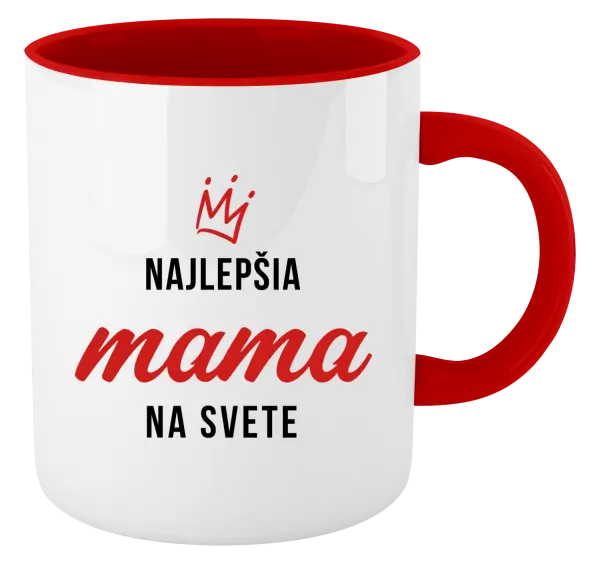 Hrnček  Najlepšia mama na svete - korunka 
