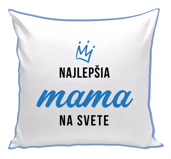 Vankúš Najlepšia mama na svete - korunka 