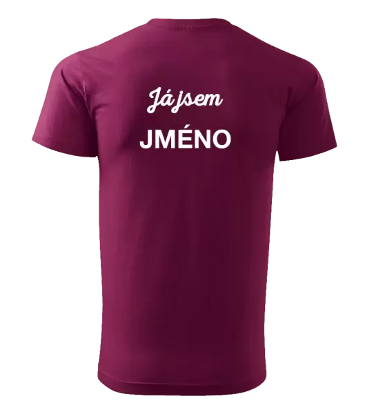 Pánské tričko Já jsem... (vlastní jméno)