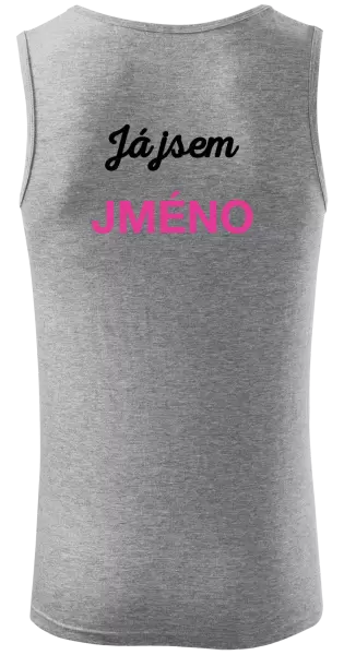 Pánské tílko Já jsem... (vlastní jméno)