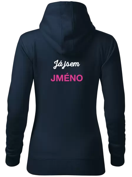 Dámská mikina Já jsem... (vlastní jméno)