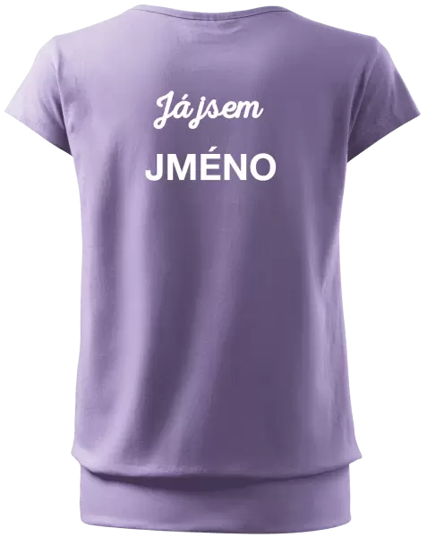 Dámské tričko Já jsem... (vlastní jméno)