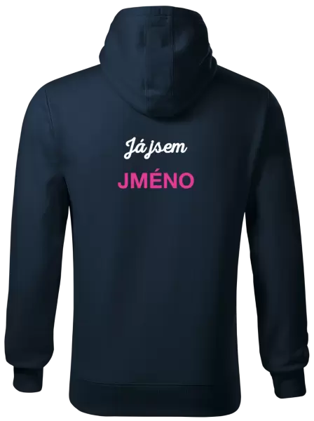 Pánská mikina Já jsem... (vlastní jméno)