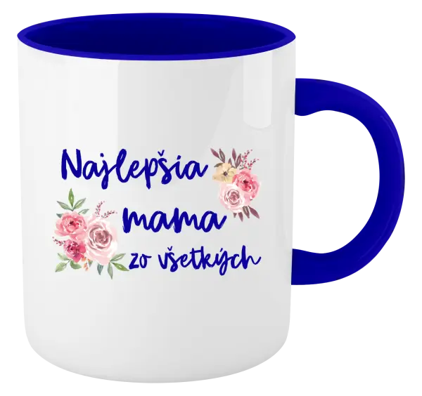 Hrnček  Najlepšia mama zo všetkých - kvety