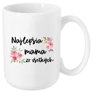 Hrnček Najlepšia mama zo všetkých - kvety