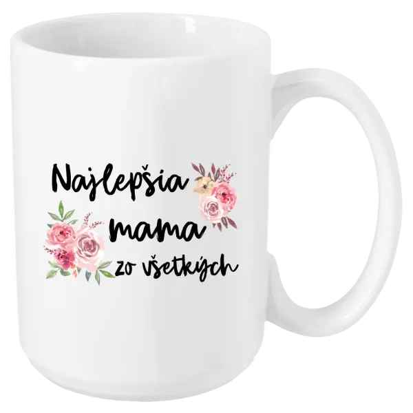 Hrnček Najlepšia mama zo všetkých - kvety