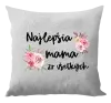 Vankúš Najlepšia mama zo všetkých - kvety