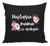Vankúš Najlepšia mama zo všetkých - kvety
