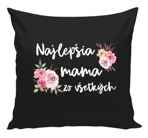 Vankúš Najlepšia mama zo všetkých - kvety