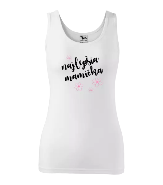 Dámske tielko Najlepšia mamička - kytičky