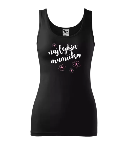 Dámske tielko Najlepšia mamička - kytičky