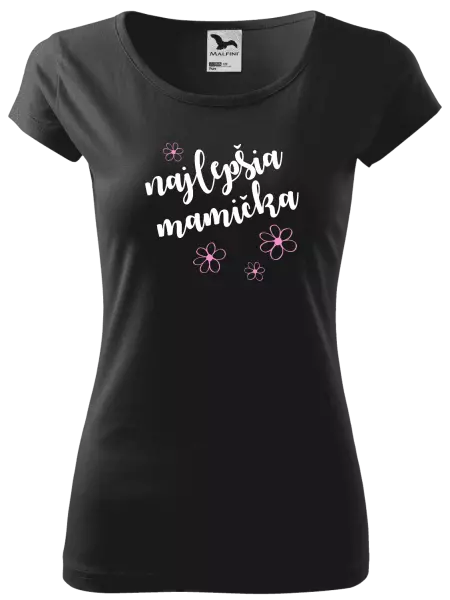 Dámske tričko Najlepšia mamička - kytičky