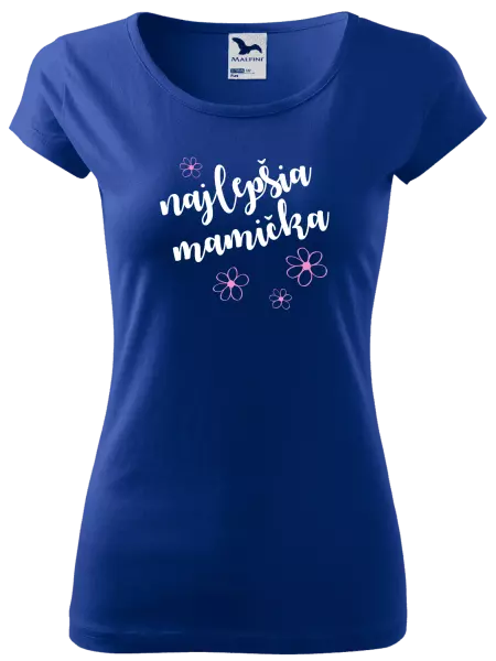 Dámske tričko Najlepšia mamička - kytičky