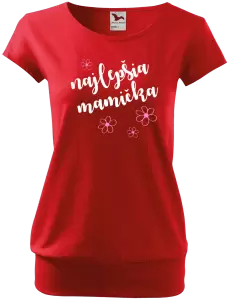 Dámske tričko Najlepšia mamička - kytičky