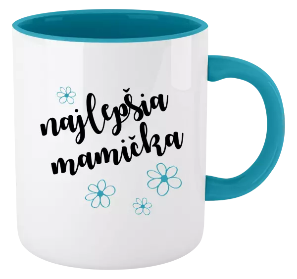 Hrnček  Najlepšia mamička - kytičky