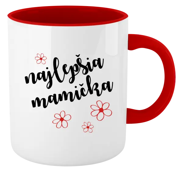 Hrnček  Najlepšia mamička - kytičky