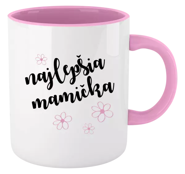 Hrnček  Najlepšia mamička - kytičky
