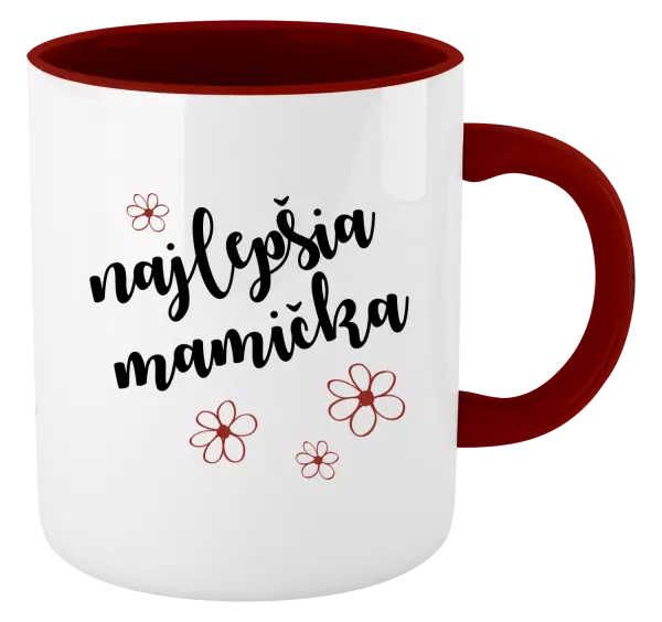 Hrnček  Najlepšia mamička - kytičky