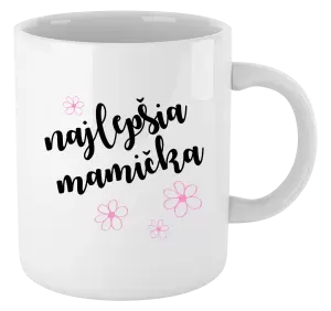 Hrnček Najlepšia mamička - kytičky