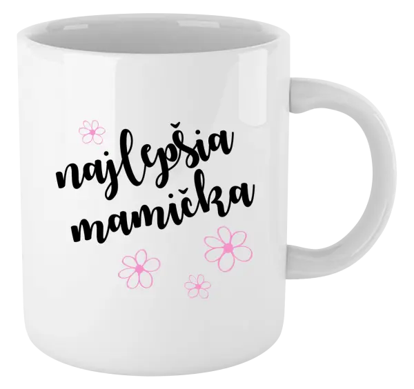 Hrnček Najlepšia mamička - kytičky
