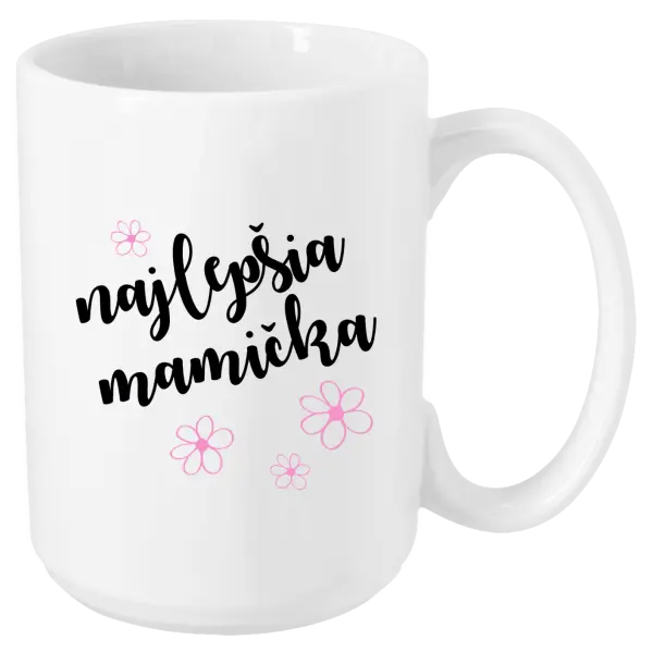 Hrnček Najlepšia mamička - kytičky