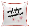 Vankúš Najlepšia mamička - kytičky