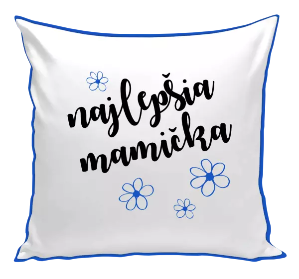 Vankúš Najlepšia mamička - kytičky