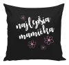 Vankúš Najlepšia mamička - kytičky