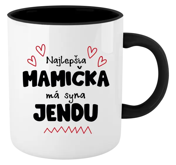 Hrnček  Najlepšia mamička má syna - Meno