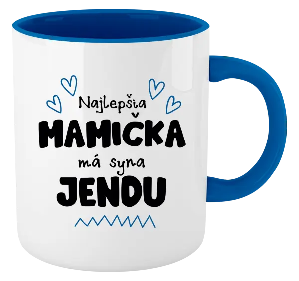 Hrnček  Najlepšia mamička má syna - Meno