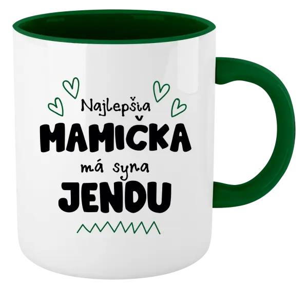 Hrnček  Najlepšia mamička má syna - Meno