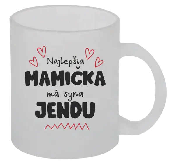 Hrnček Najlepšia mamička má syna - Meno