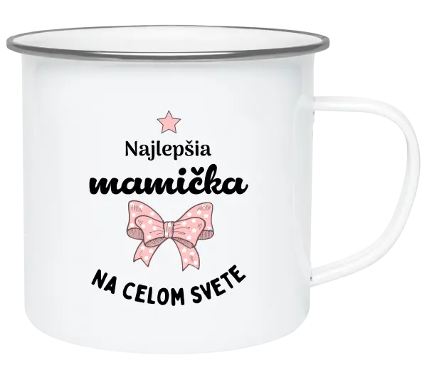 Plecháčik Najlepšia mamička na celom svete - mašlička