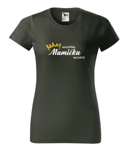 Dámske tričko Najlepšia mamička na svete - korunka