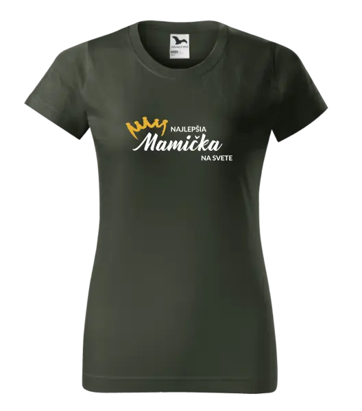 Dámske tričko Najlepšia mamička na svete - korunka