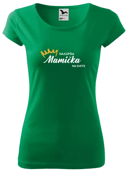 Dámske tričko Najlepšia mamička na svete - korunka