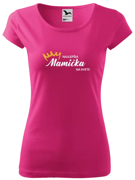 Dámske tričko Najlepšia mamička na svete - korunka