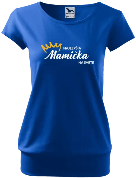 Dámske tričko Najlepšia mamička na svete - korunka