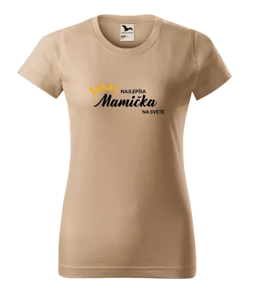 Dámske tričko Najlepšia mamička na svete - korunka