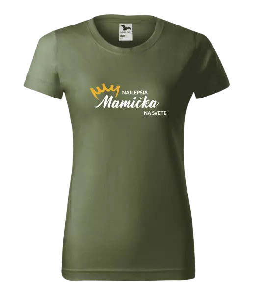 Dámske tričko Najlepšia mamička na svete - korunka