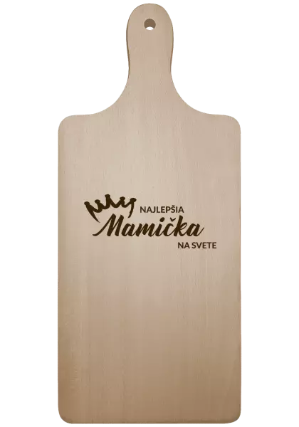 Doštička Najlepšia mamička na svete - korunka