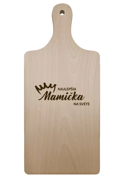 Doštička Najlepšia mamička na svete - korunka