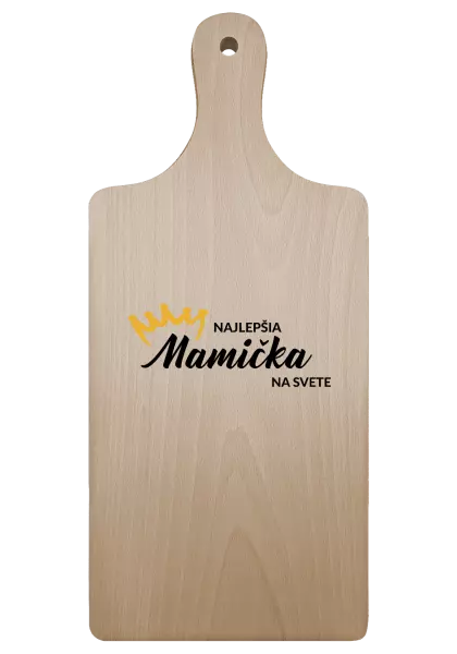 Doštička Najlepšia mamička na svete - korunka