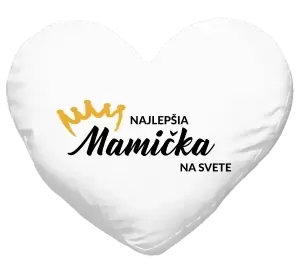 Vankúš Najlepšia mamička na svete - korunka