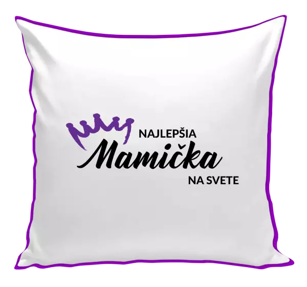 Vankúš Najlepšia mamička na svete - korunka