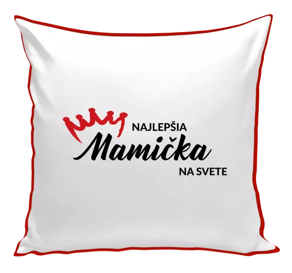 Vankúš Najlepšia mamička na svete - korunka