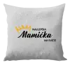 Vankúš Najlepšia mamička na svete - korunka